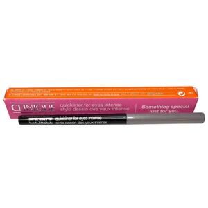 Clinique Quickliner For Eyes Intense 09 Ebony Intense Pencil Long Lasting .005oz